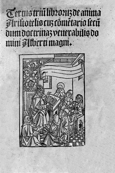Page du troisième volume de "De Anima" (De l
