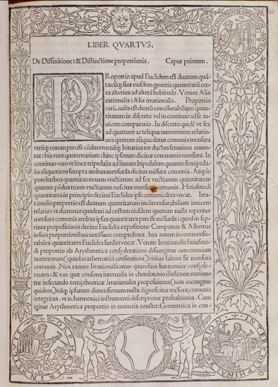 Page tirée de Practica Musicae de Franchino Gaffurio - Unknown artist