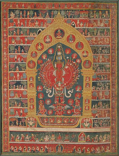 Bannière peinte (Thangka) de l