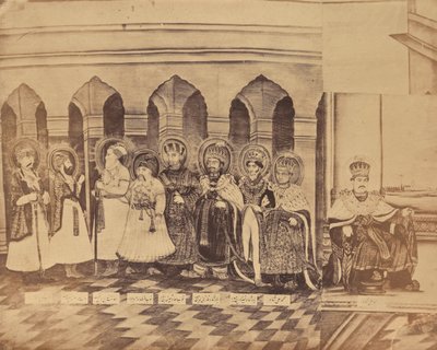 [Peinture représentant les Nawabs d