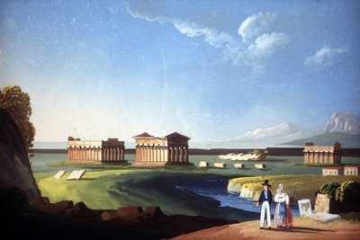 Temples de Paestum, Capaccio actuel - Unknown artist