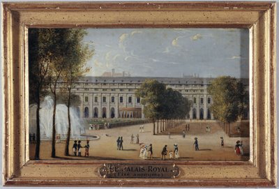 Jardins du Palais-Royal, vers 1820, actuel 1er arrondissement - Unknown artist