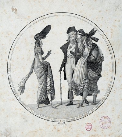 Mode parisienne : « Étonnant et merveilleux » - Unknown artist