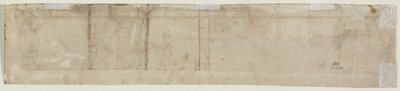 Étude architecturale partielle (verso) - Unknown artist