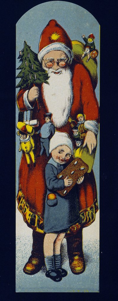 Père Noël, carton distribué dans l