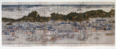 Vue en perspective de Venise - Unknown artist