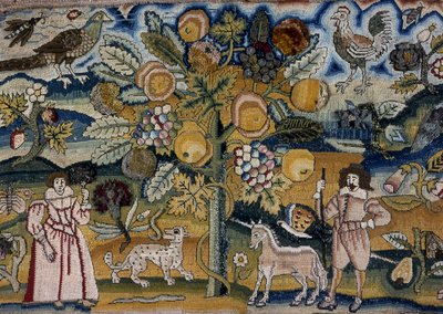 Tableau représentant Adam et Eve (travaux d