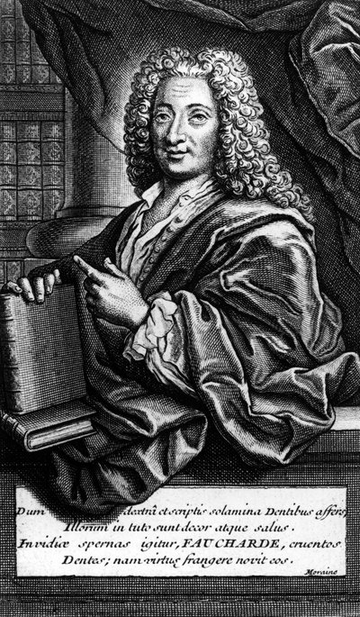 Pierre Fauchard (1678-1761) chirurgien et dentiste français. - Unknown artist