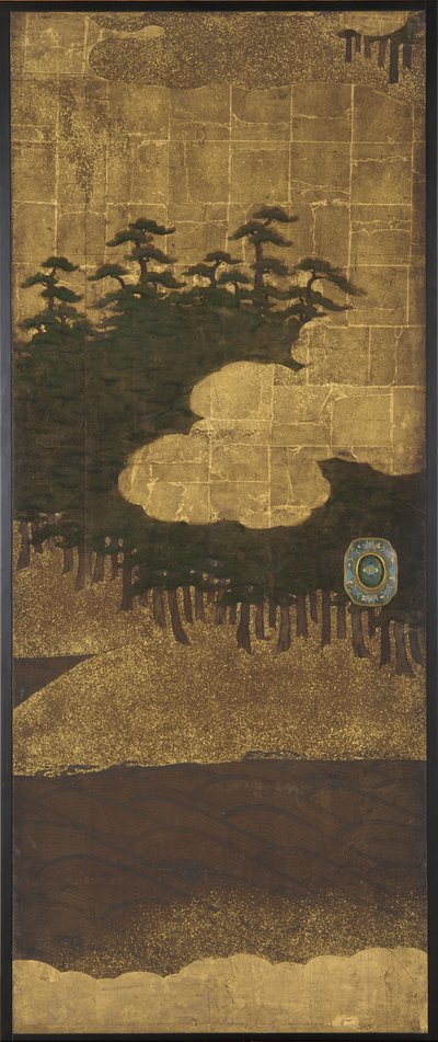 Pins, eau et nuages - Unknown artist
