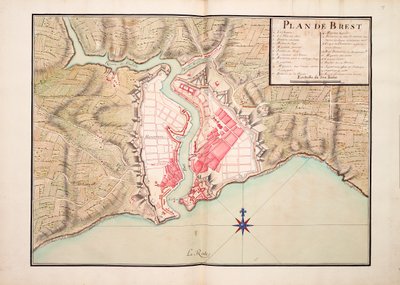 Plan de Brest - Unknown artist