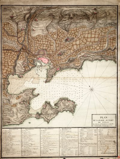 Plan de Toulon - Unknown artist