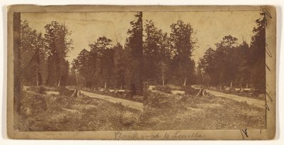 [Route de planches vers Lowella] (recto) ; [Ville non identifiée] (verso) - Unknown artist