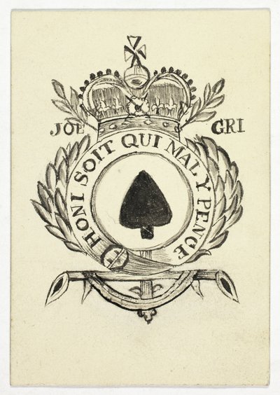 Carte à jouer - As de pique - Unknown artist