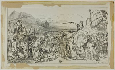 Caricature politique - Unknown artist