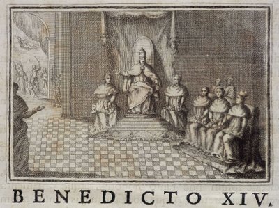 Pape Benoît XIV (1740-1758) dans "Annales de l