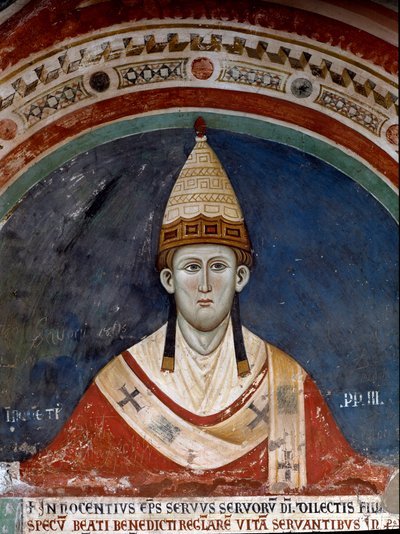 Pape Innocent III (détail) - Unknown artist