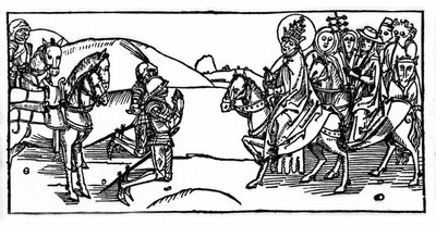Le Pape Léon I rencontre Attila et l