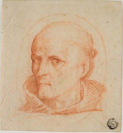 Tête de moine franciscain - Unknown artist