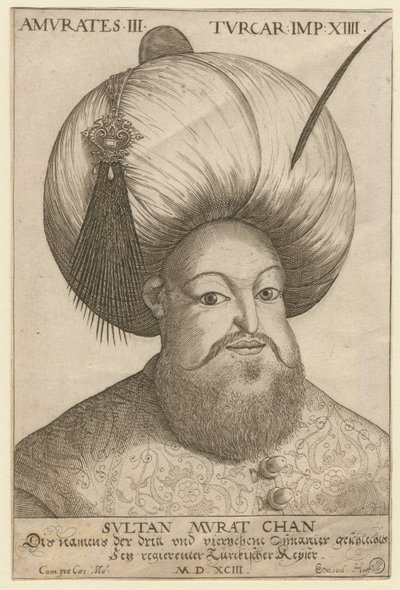 Portrait de Mourad III (1546-1595), sultan ottoman - Unknown artist