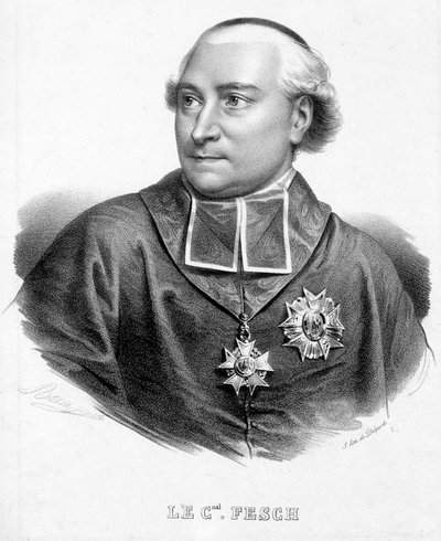 Portrait du Cardinal Joseph Fesch, oncle de Napoléon Bonaparte (1763-1839) - Unknown artist