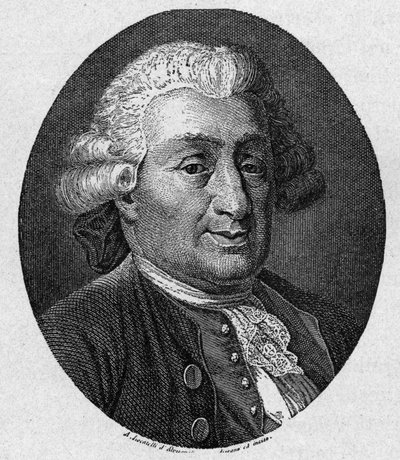 Portrait de Carlo Goldoni (1707 - 1793) auteur comique italien. Gravure XIXe siècle par A. Locatelli - Unknown artist