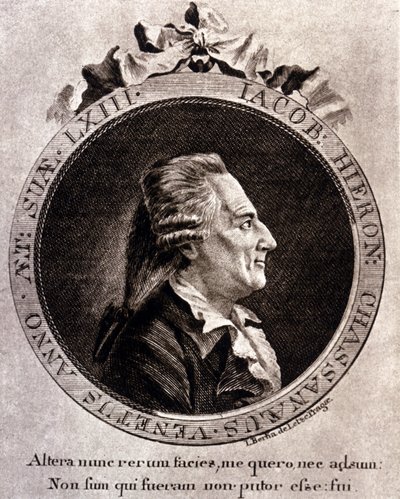Portrait de Casanova (1725 - 1798) - portrait en frontispice, dans Histoire de ma fuite des prisons de la République de Venise, écrit à Dux en Bohême - Unknown artist