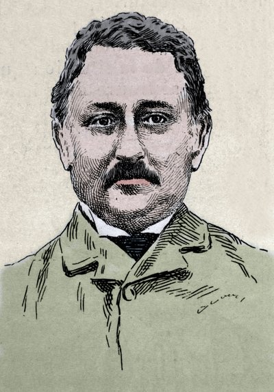 Portrait de Cecil John Rhodes (1853-1902) homme d