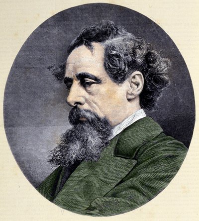 Portrait de Charles Dickens (1812-1870), écrivain anglais. - Unknown artist
