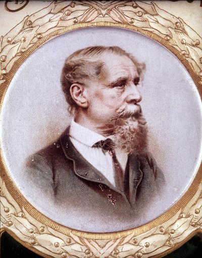 Portrait de Charles Dickens (1812-1872) - Unknown artist
