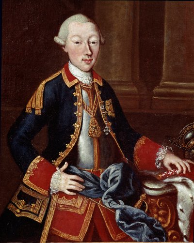 Portrait de Charles Emmanuel IV de Savoie - Unknown artist