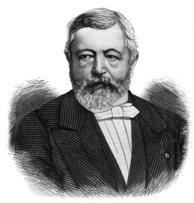 Portrait de Charles de Kerchove par Denterghem (1819-1882) ingénieur et homme politique libéral belge - Unknown artist