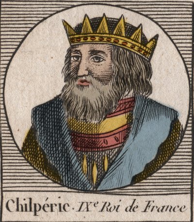 Portrait de Chilpéric I - Unknown artist