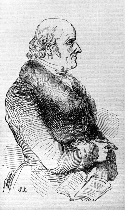 Portrait de Christian Hahnemann (1755 - 1843), médecin fondateur de l