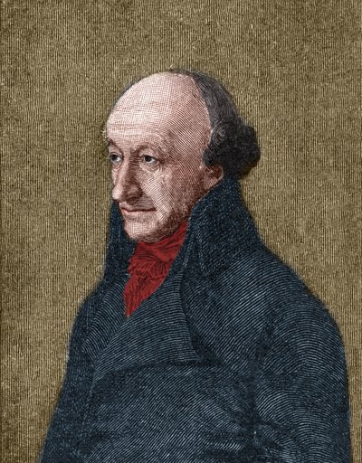 Portrait de Christoph Martin Wieland (1733-1813) poète, traducteur et éditeur allemand. - Unknown artist
