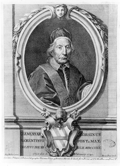 Portrait de Clément XII (1652 - 1740) - Unknown artist