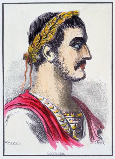 Portrait de Constantin, empereur romain - Unknown artist