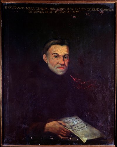 Portrait de Costanzo Porta, compositeur italien - Unknown artist