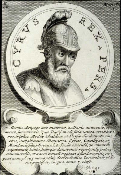 Portrait de Cyrus II dit Cyrus le Grand, fondateur de l