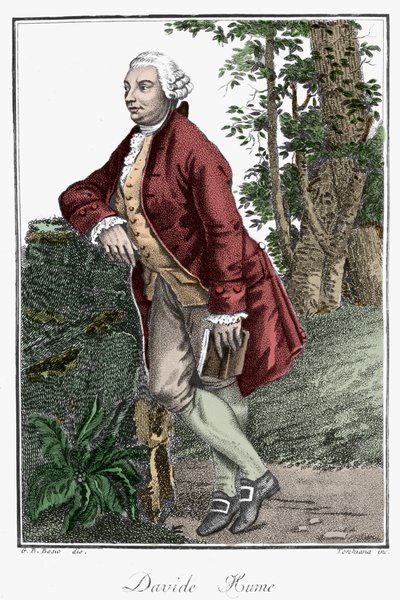 Portrait de David Hume, philosophe écossais (1711-1776) - Unknown artist