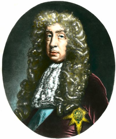 Portrait du duc et comte John de Lauderdale (1616-1682), homme politique écossais. Gravure du 19e siècle, collection privée - Unknown artist