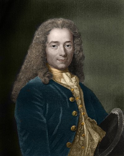 Portrait de François-Marie Arouet, dit Voltaire (1694-1778), écrivain et philosophe français. - Unknown artist