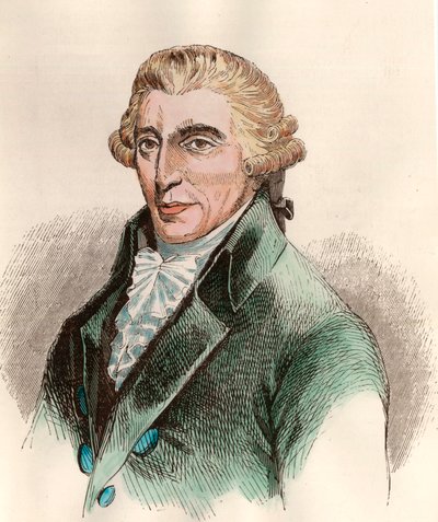 Portrait de Franz Joseph Haydn (1732 - 1809), compositeur autrichien. Gravure du 18ème siècle. - Unknown artist