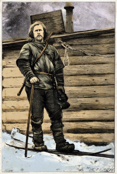 Portrait de Fridtjof Nansen (1861-1930), explorateur norvégien en 1896 - Unknown artist