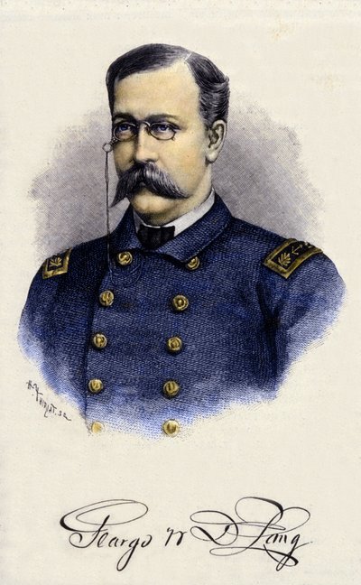 Portrait de George Washington de Long, explorateur américain (1844-1881) - Unknown artist