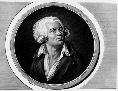 Portrait de Georges Jacques Danton. Gravure dans « Collection complète des tableaux historiques de la Révolution française » - Unknown artist