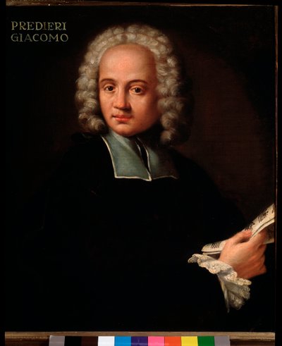 Portrait de Giacomo Predieri (1655-1743/53), organiste et cornettiste italien - Unknown artist