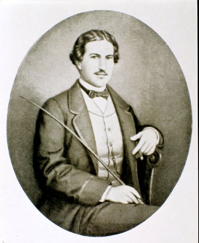 Portrait de Gigio Caroli, amant de Giuseppina Raimondi, deuxième épouse de Giuseppe Garibaldi - Unknown artist