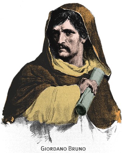 Portrait de Giordano Bruno (1548-1600). - Unknown artist