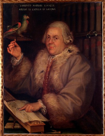 Portrait de Giovanni Lorenzo Mariani, compositeur italien - Unknown artist