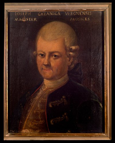 Portrait de Giuseppe Gazzaniga (1743-1818) compositeur italien - Unknown artist